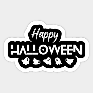 Happy Halloween T-shirt Design Sticker